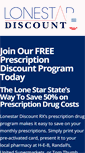 Mobile Screenshot of lonestardiscountrx.com